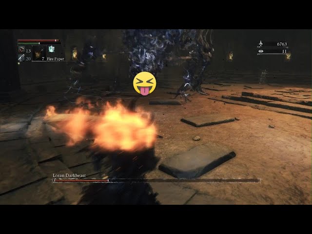 Bloodborne curesed lower loran loran dark beast