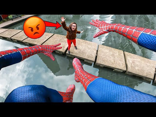 SpiderMan Escaping Angry Mom (Action POV)