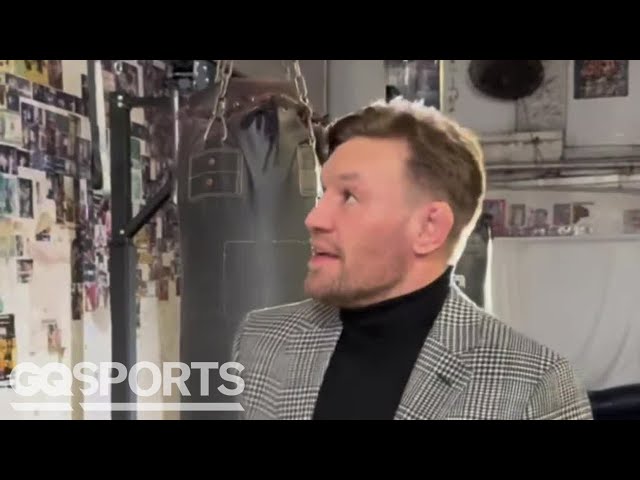 Conor McGregor Preparing for a GQ Interview