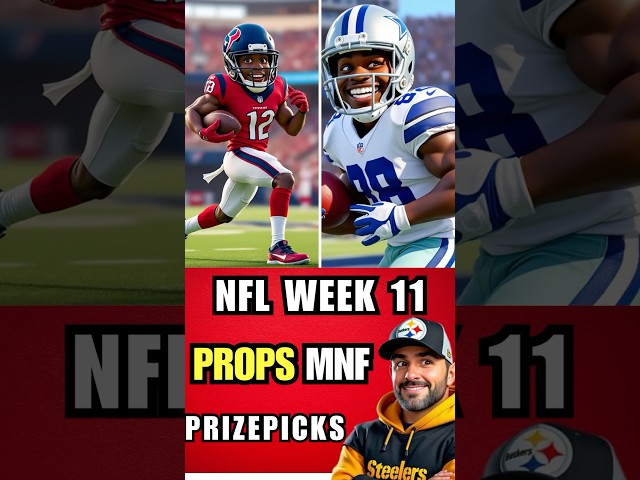 Best MNF WEEK 11 Football Bets & Player Prop Picks | Houston vs Dallas