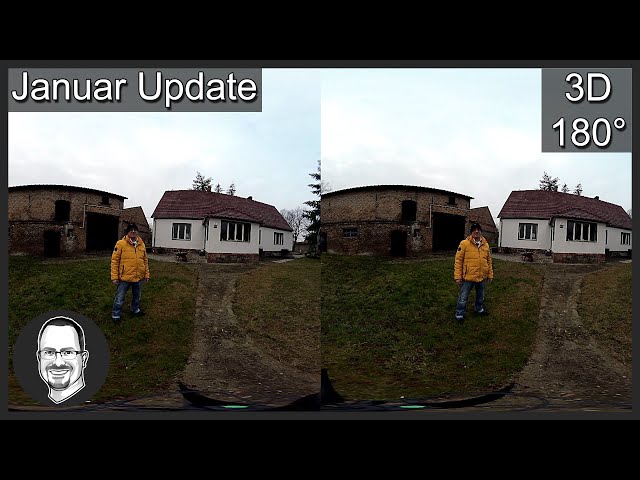 Januar Update der Renovierungsarbeiten Vuze XR 3D 180° VR