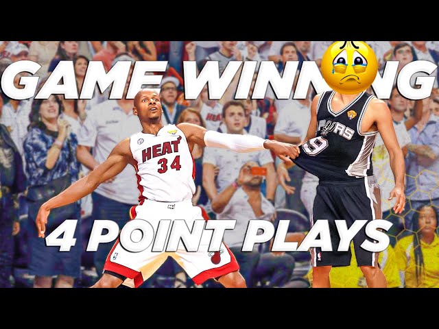 4 Point Play Game Winners - Best 4 point plays in the NBA