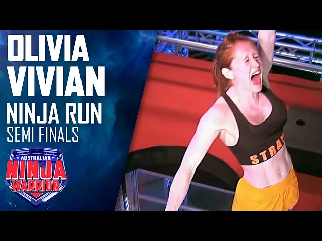 Olivia Vivian makes history with incredible Semi Final run | Australian Ninja Warrior 2019