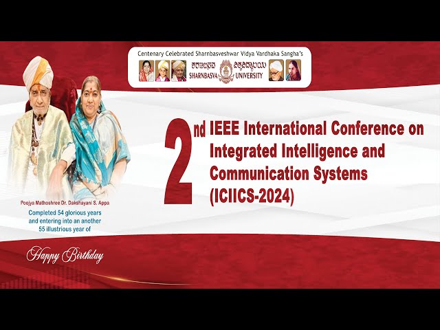 ICIICS  2024 Sharnbasva University Kalaburagi