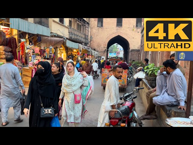 The Cultural Hub Of Pakistan, Lahore 4K-Walking Tour & Captions || Tourist Attraction In Lahore