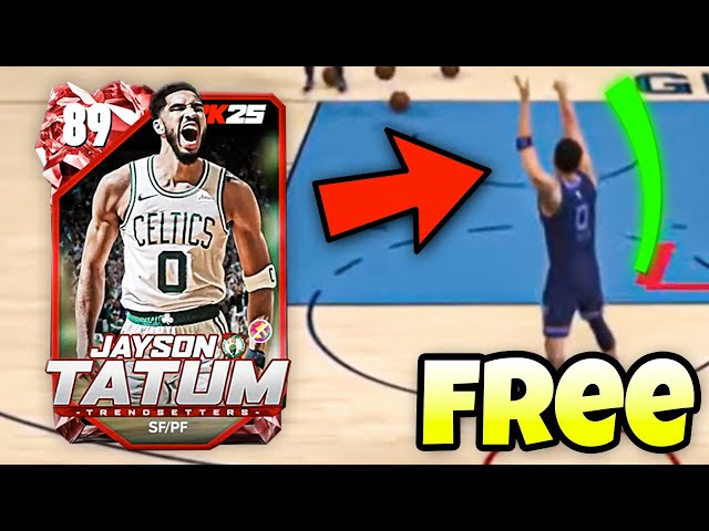 *FREE* LEVEL 1 JAYSON TATUM IS INCREDIBLE!! YOUR STARTING SF IN NBA 2K25 MyTEAM!!