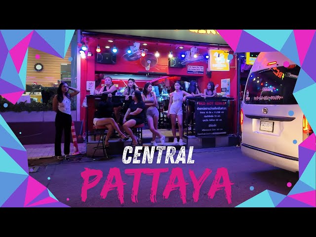 [4K] Central Pattaya Night Walk Pattaya Klang Soi Buakhao Soi 15 Grand Avenue Pattaya Thailand