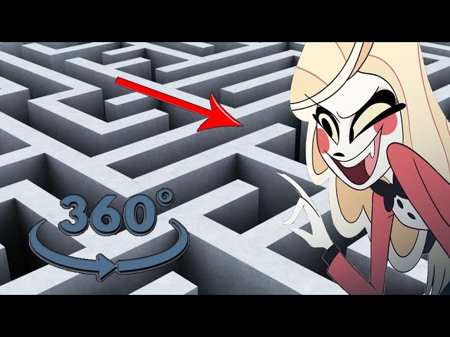 Charlie from Hazbin Hotel chase you But it's 360 degree video