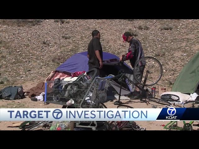 How do you clean up dozens of homeless camps in Albuquerque?