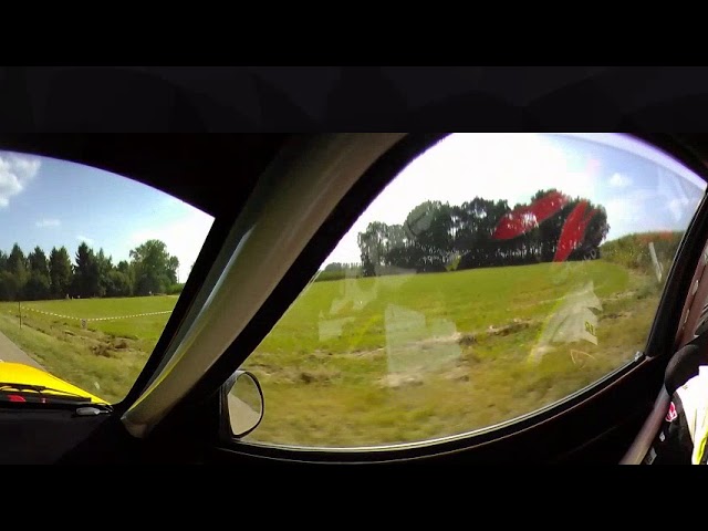 ONBOARD 360° Short Rally Kasterlee 2017 BMW M3 E30 Mats vd Brand & Eddy Smeets