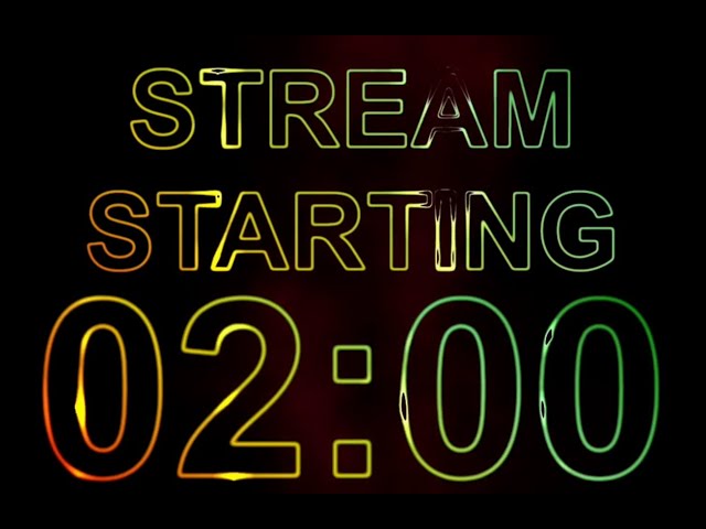 Stream Starting 2 Minute Timer with Free Copyright Music