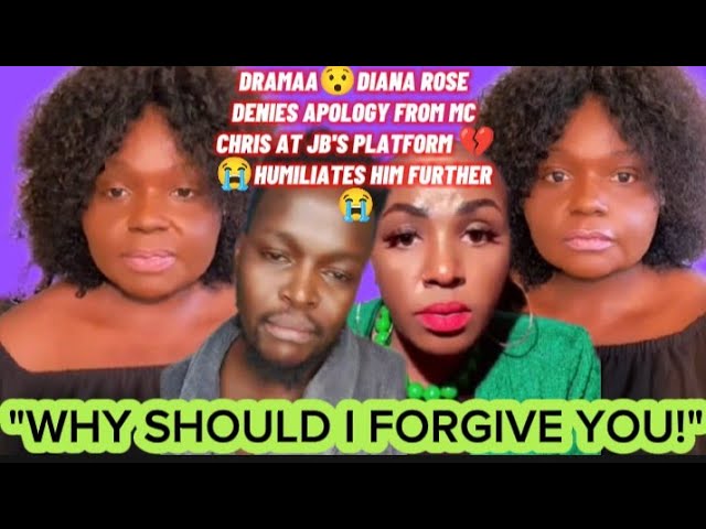 DRAMAA😯DIANA ROSE DENIES APOLOGY FROM MC CHRIS AT JB'S PLATFORM 💔😭HUMILIATES HIM FURTHER 😭