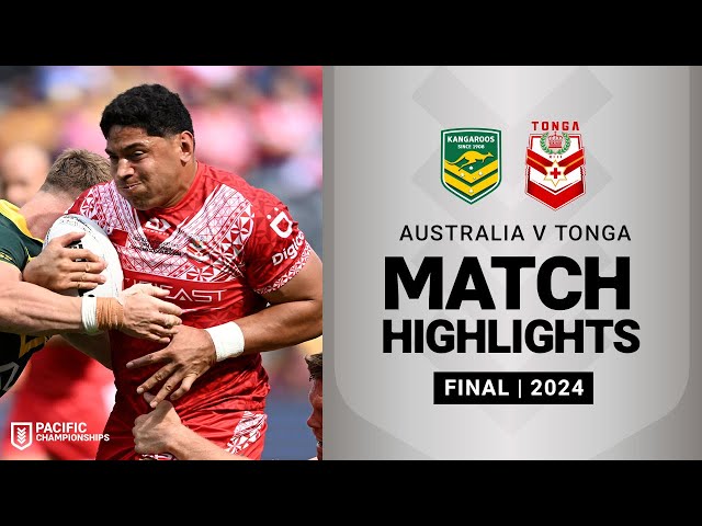 Pacific Championships 2024 | Kangaroos v Tonga XIII | Match Highlights