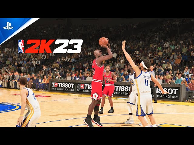 NBA 2K23 PS5 4K Gameplay | 95-96 Chicago Bulls vs 16-17 Golden State Warriors