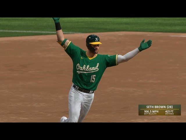 MLB The Show 22 Seth Brown  walkoff