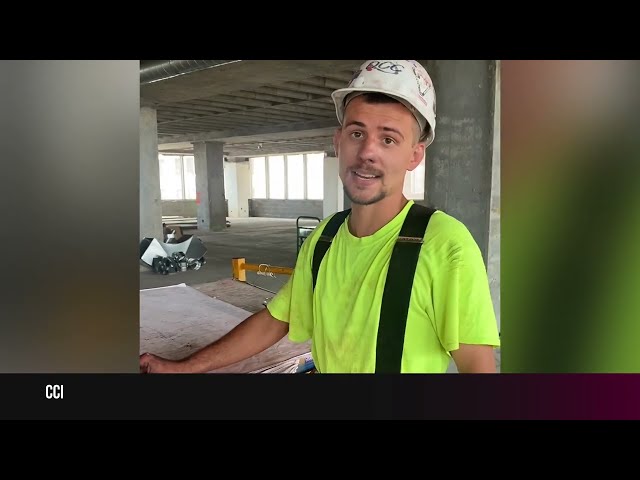 Internship Experience at Residence at 55 Cleveland Ohio Construction Jobsite