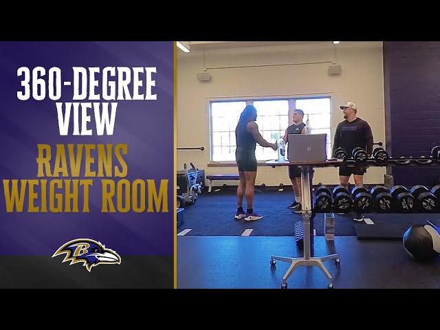 360-Degree View Ravens Weight Room | Baltimore Ravens