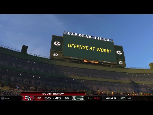 NFL game live San Francisco and Green Bay.Football