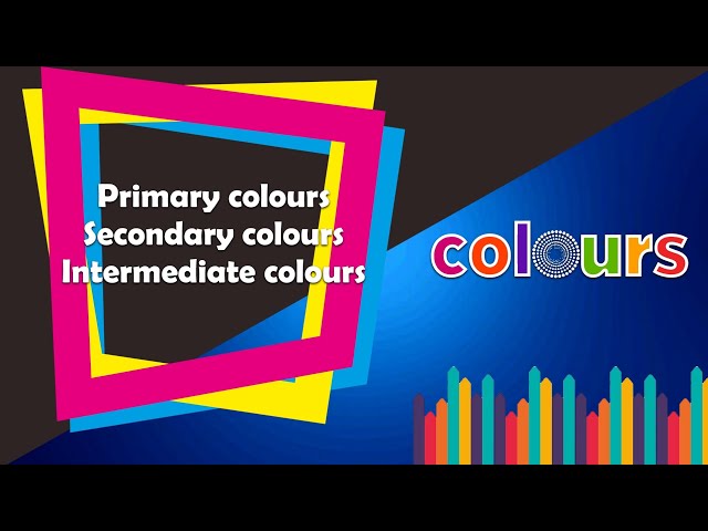 Learn The Colours Theory!! Primary Colour, Secondary Colour And Intermediate Or Tertiary Colours!!