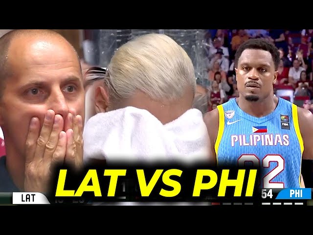 GILAS SHOCKING WIN! Ginulat ang MUNDO, halimaw si Justin Brownlee vs Latvia | FIBA OQT