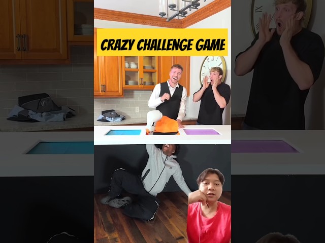 Crazy challenge game 🥊😅 @MrBeast