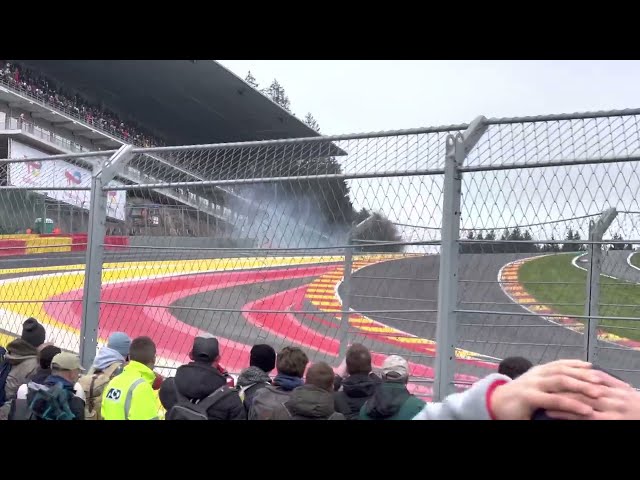 Big Crash Eau Rouge Cadillac LMDH van der Zande WEC 6h of Spa Francorchamps 2023