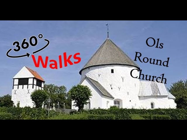 360 video walking tours I Ols Round Church I Bornholm Denmark