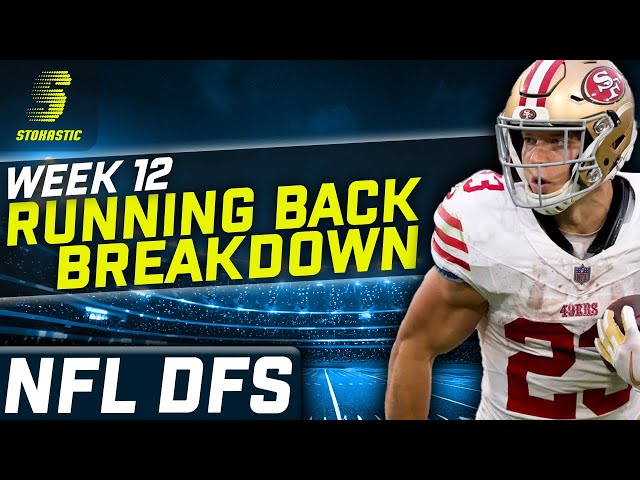 DraftKings Week 12 Running Back Breakdown | NFL DFS Picks & Strategy