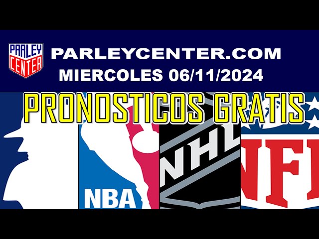 PRONOSTICOS NHL, NBA Y NFL PARA HOY MIERCOLES 06/11/2024 🔥PARLEY GRATIS🔥 |  @GrupoCordialitoTV