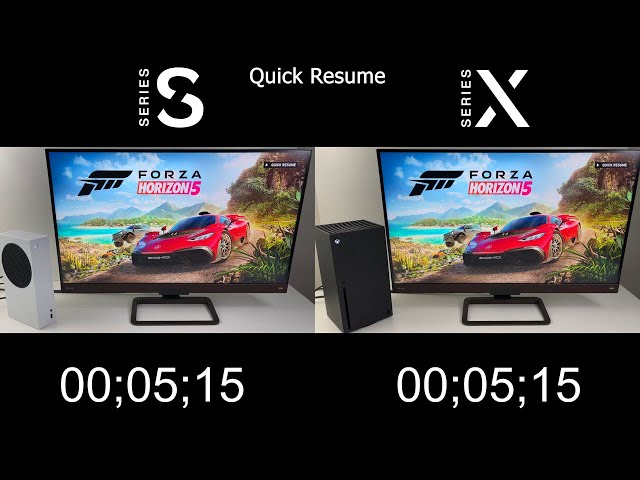 Xbox Series S vs. Series X | Forza Horizon 5 Load Times, Resolution and FPS Test | 4K 60FPS UHD