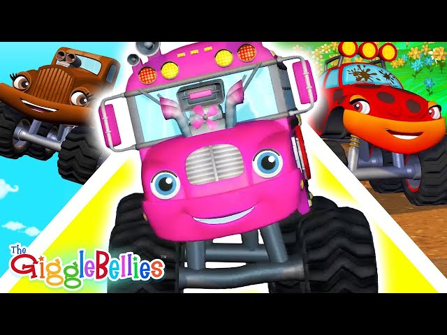 🔴LIVE - Wheels on the Monster Truck! | Girl Power! | Preschool Learning Videos | GiggleBellies