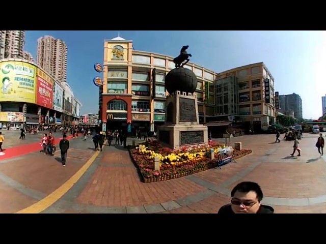 【鐵道旅情】360° VR 上下九步行街及周邊街景 | 廣州 | 20170215