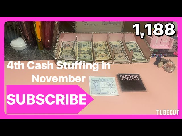 Cash Stuffing 4th November Pay Check/Debt Free/Saving/Finally N Arizona/#money #cashstuffing