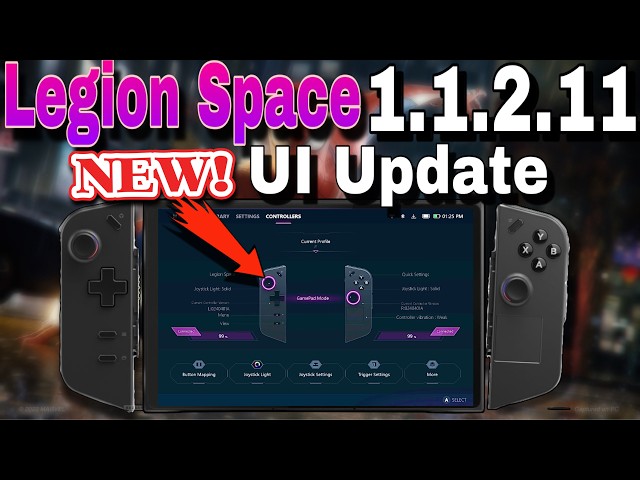 New Lenovo Legion Space Update 1.1.2.11 With Tips | Whats New?