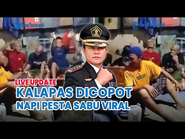 🔴 Kalapas Tanjung Raja Dinonaktifkan Buntut Video Viral Napi Pesta Sabu di Lapas Sumatera Selatan