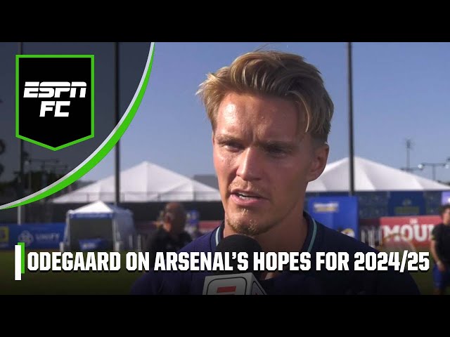 Martin Odegaard EXCLUSIVE! Arsenal closing the gap on Man City, Kai Havertz & more! | ESPN FC