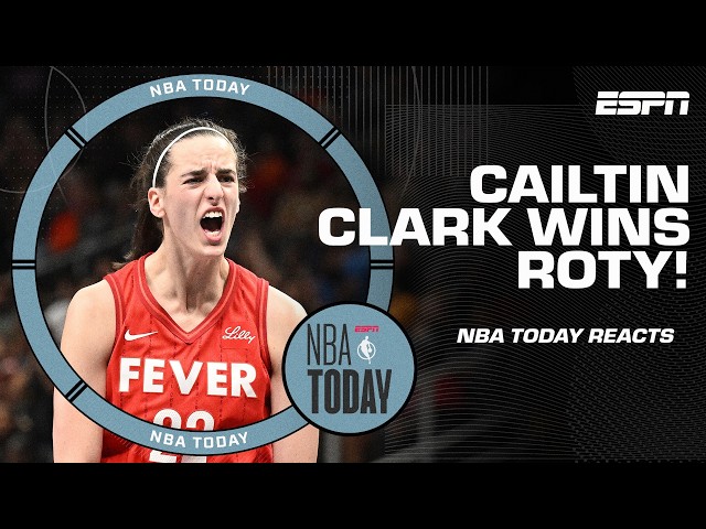 Caitlin Clark WINS WNBA Rookie of the Year 'ONE OF THE BEST ROOKIE SEASONS IN HISTORY!' | NBA Today