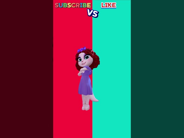 My Talking Angela 2 || Subscribe Vs Like  #mytalkingangela2 #gaming #shorts