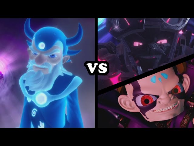 Skylanders Superchargers - Eon's Army VS Kaos & The Darkness - ULTIMATE BATTLE