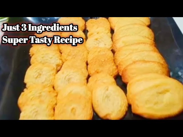 Just 3 Ingredients Super Tasty Recipe | Biscuit Recipe | Biscuit Banane Ka Tarika | Food Recipes