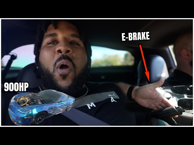 Accidentally RIPPED the E-Brake in a 900HP Corvette ZR1 & almost DIED!