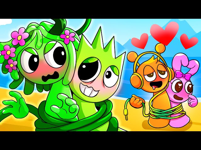 Pinki Stole Oren's Heart?! - OWAKCX HUGS Vineria in tent | Incredibox Sprunki Animation