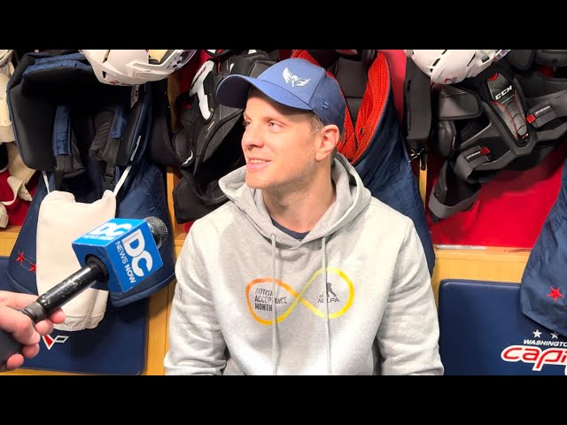 John Carlson speaks about his 1000th NHL game