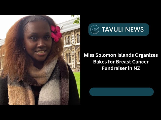 Miss Solomon Islands Organizes "Bakes for Breast Cancer" Fundraiser in NZ