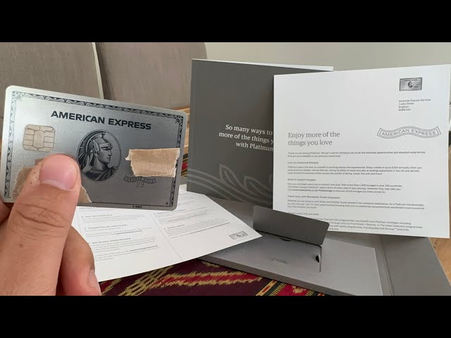 Unboxing Amex Platinum card [ 2023 ]