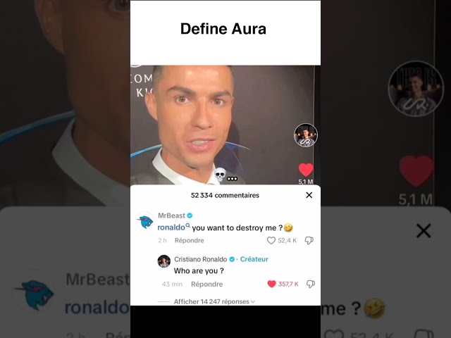 Ronaldo VS Mr Beast  on tik tok🤫