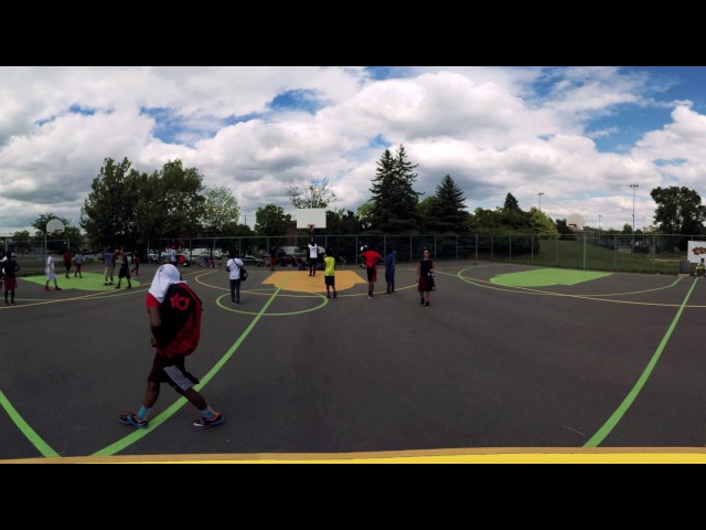 360 video of Basketball Tournament | Jeux de la rue 2016