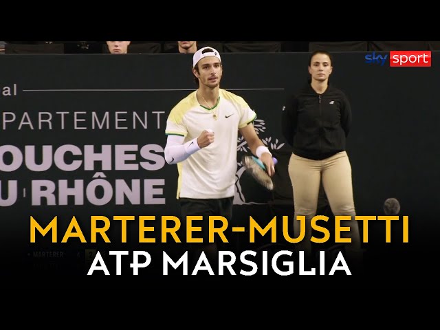 Marterer-Musetti 4-6, 2-6: gli highlights dell'ATP Marsiglia 2024