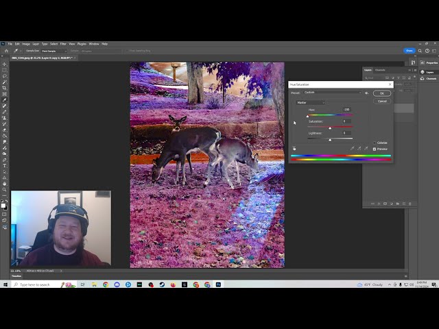 How to adjust light levels and color correct in photoshop and photopea