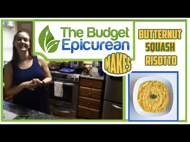 How to Make Butternut Squash Risotto - The Budget Epicurean | VR Cooking